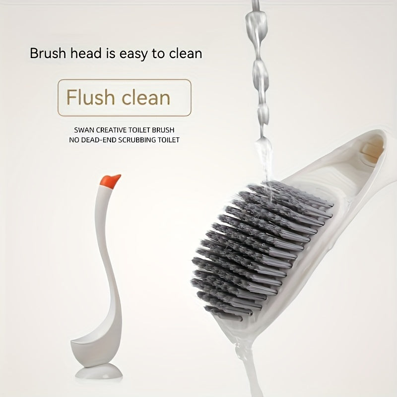 Modern Swan-Shaped Toilet Brush