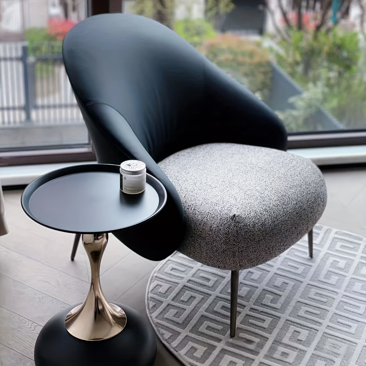 Modern Style Round Side Table