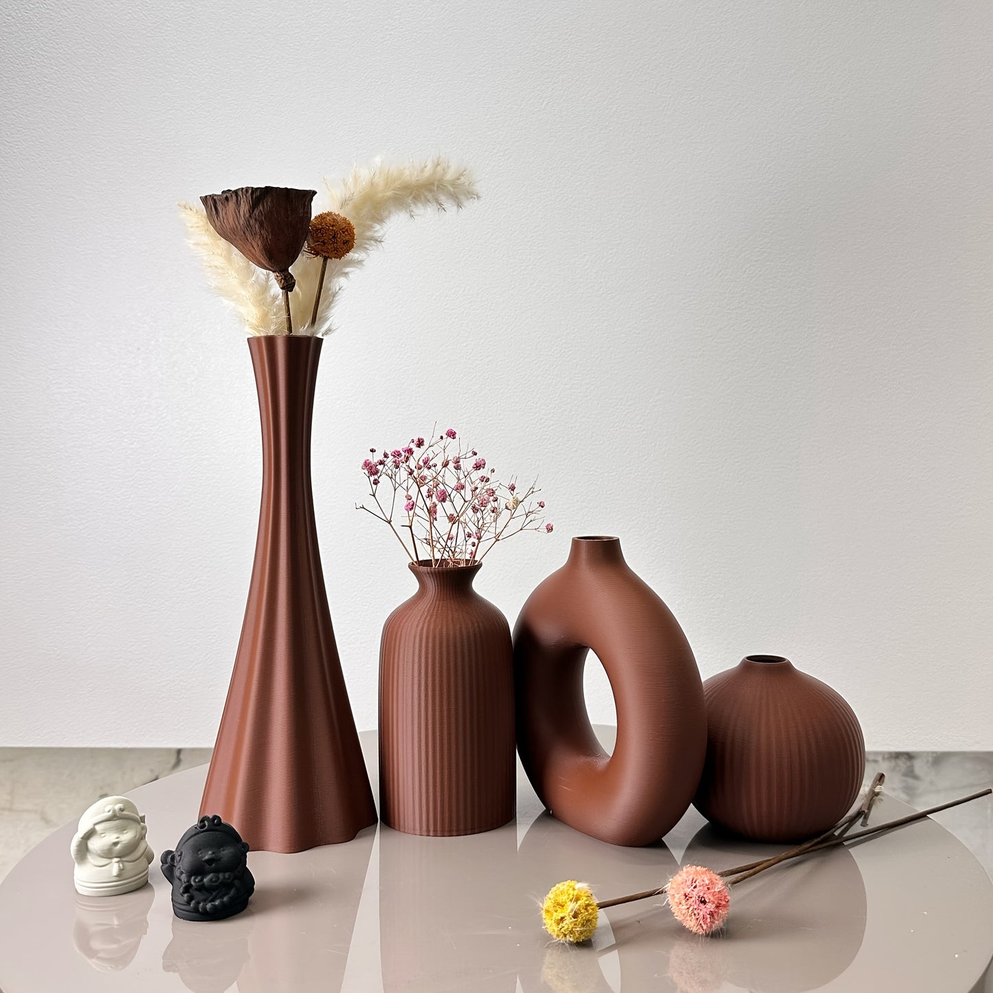 Modern Boho Style Vase Set