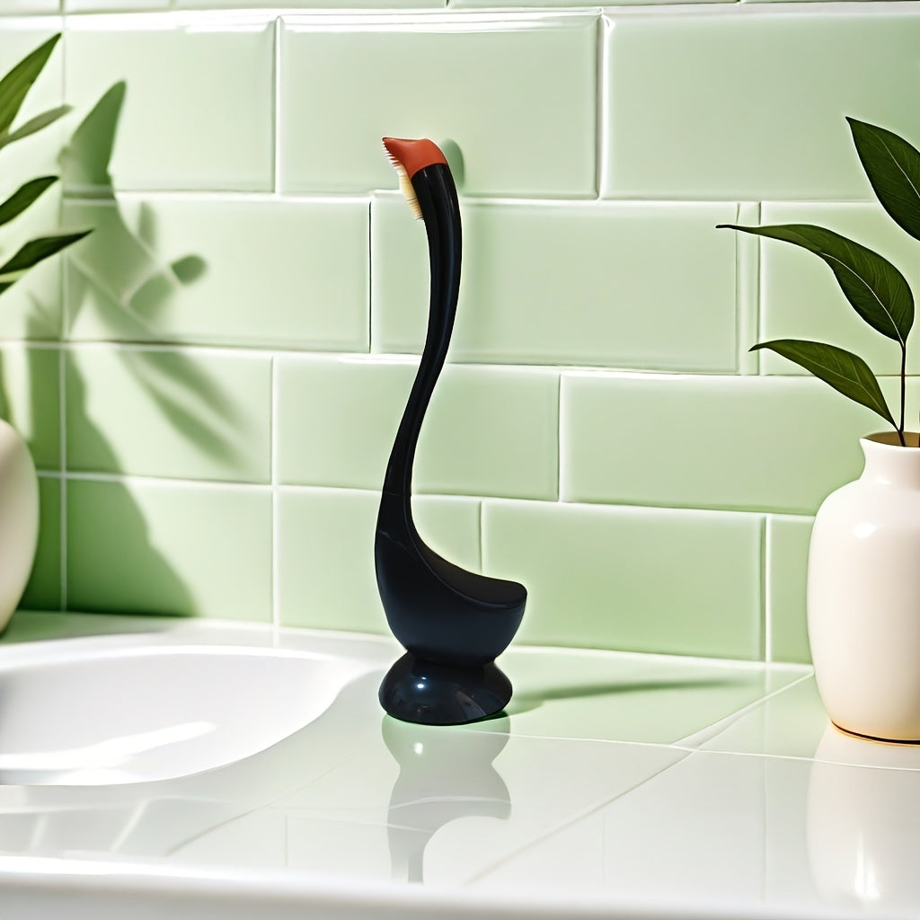 Modern Swan-Shaped Toilet Brush