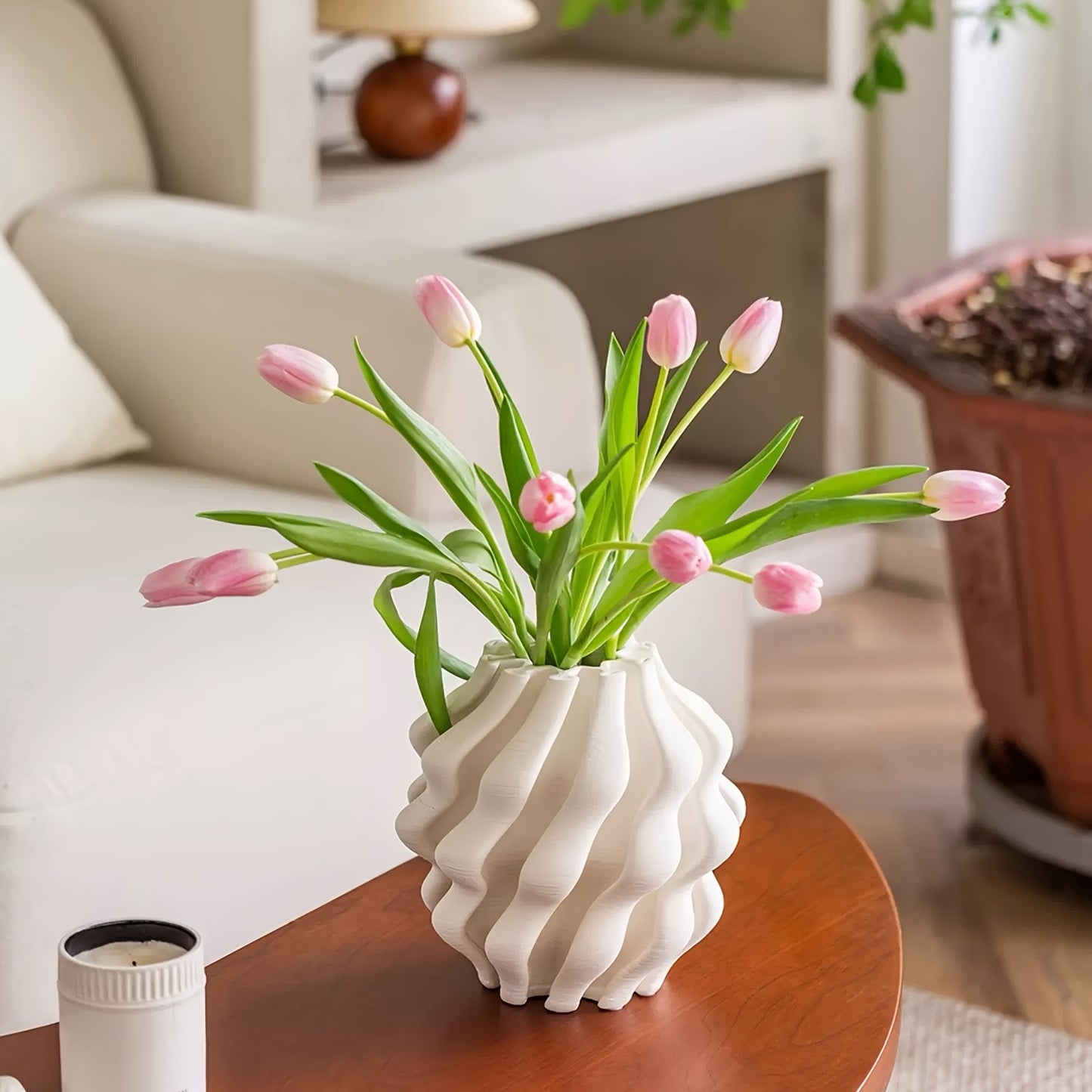 Boho Chic Hydrangea Art Vase