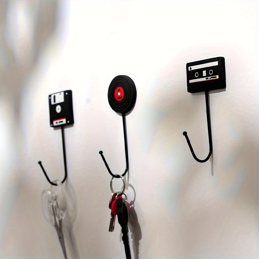 Modern Vinyl Wall Hook Set
