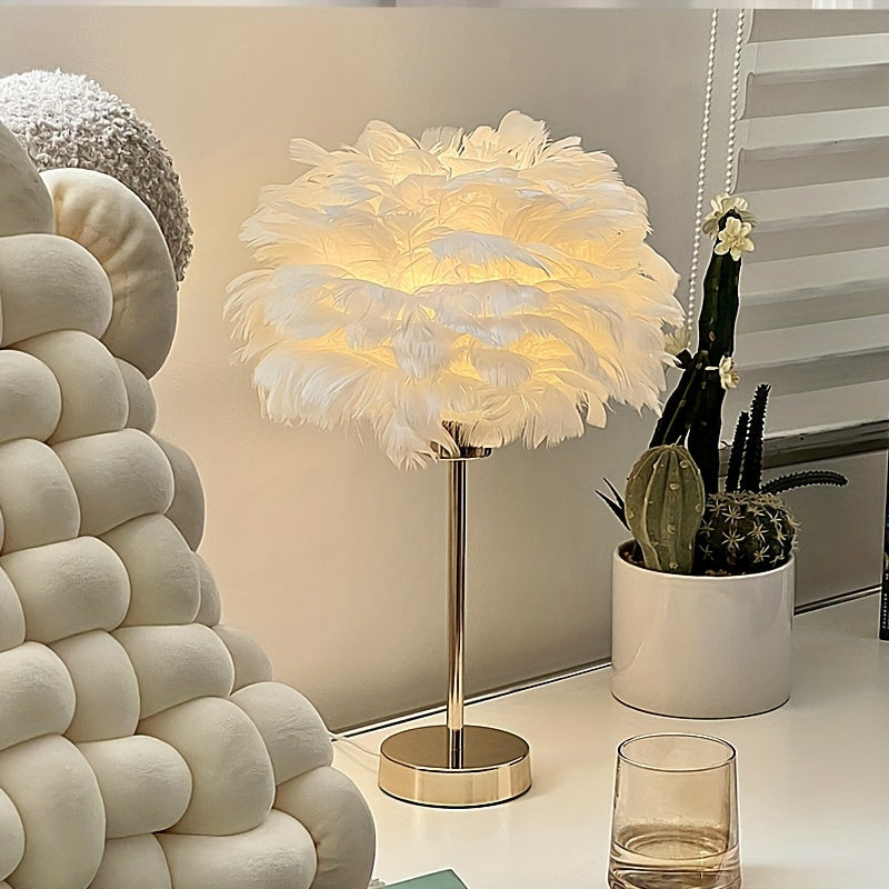 Modern Design Feather Lamp