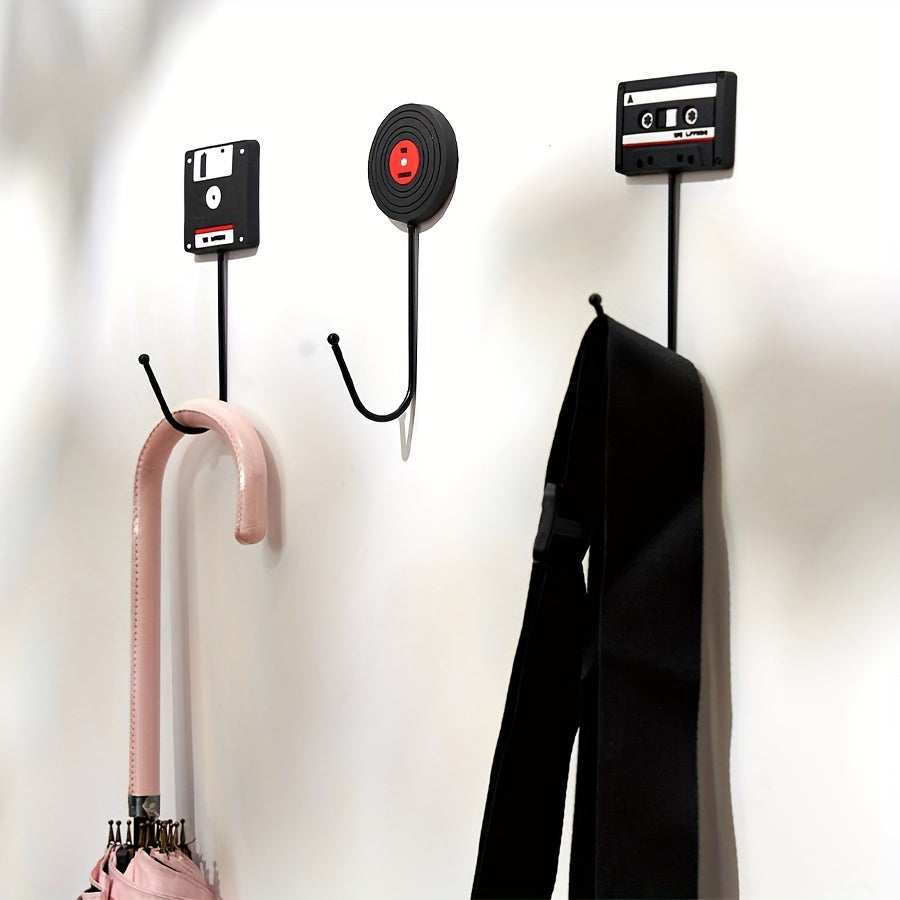 Modern Vinyl Wall Hook Set