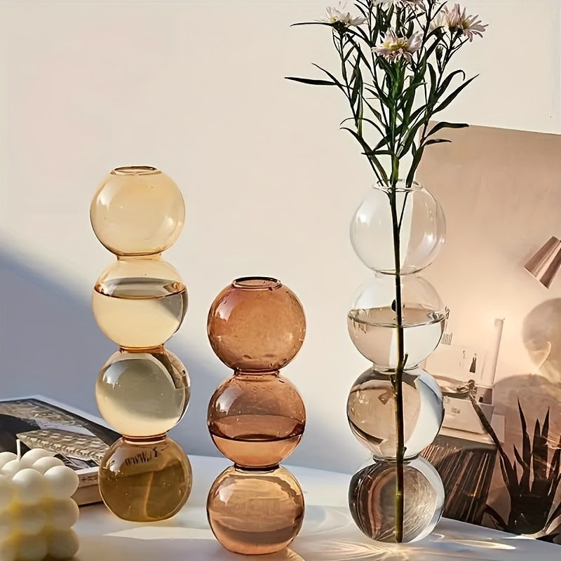 Chic Glass Bubble Vase