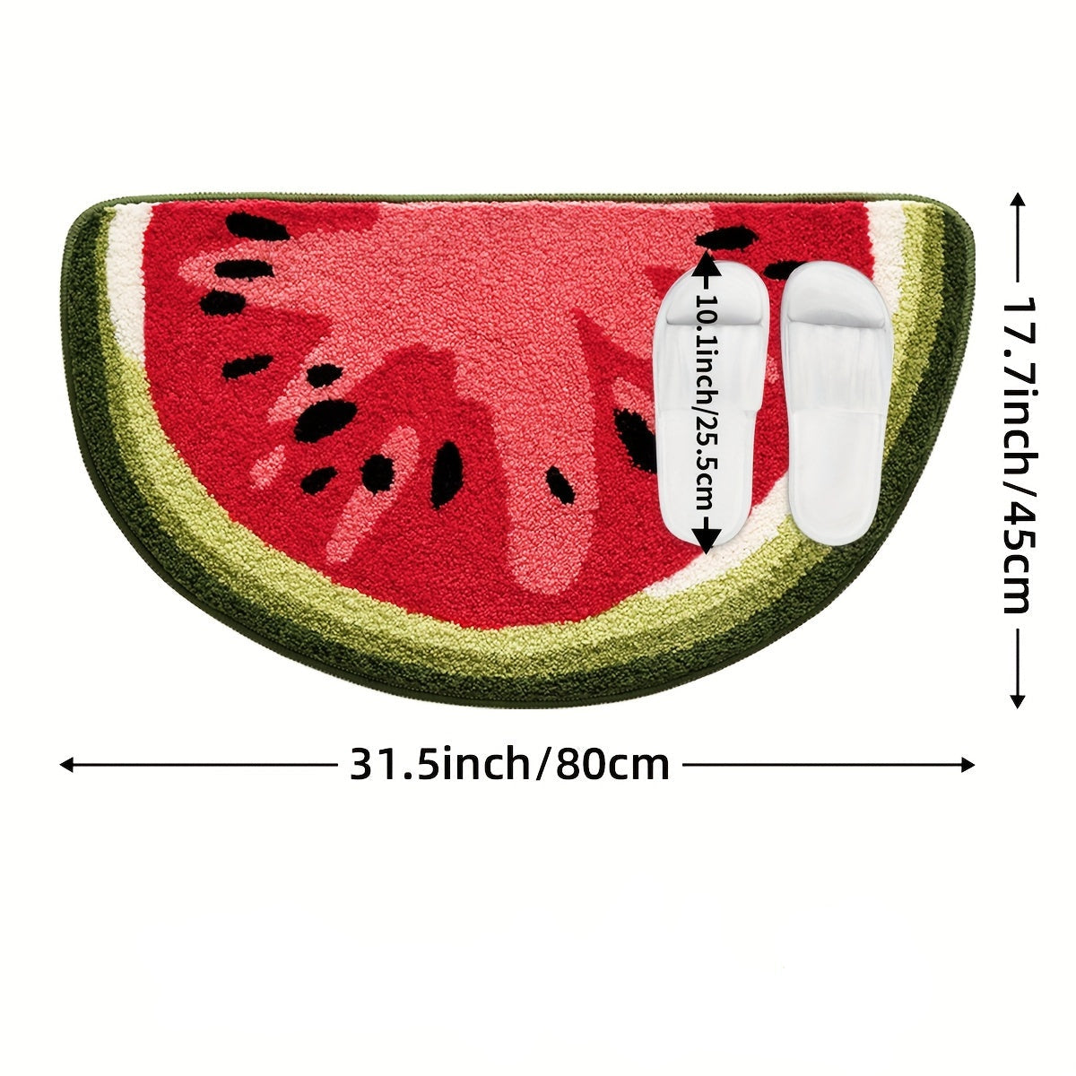 Aesthetic Decor Fruit Bath Mat