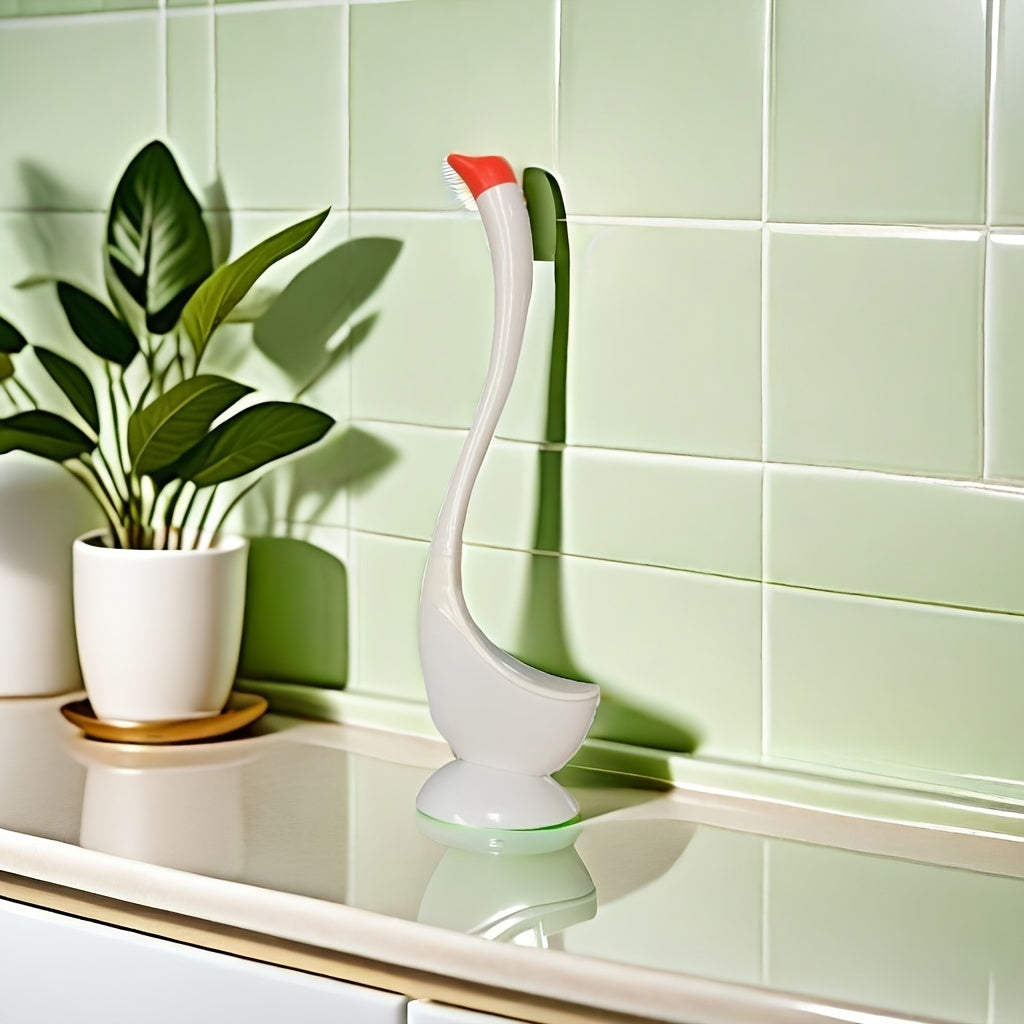 Modern Swan-Shaped Toilet Brush