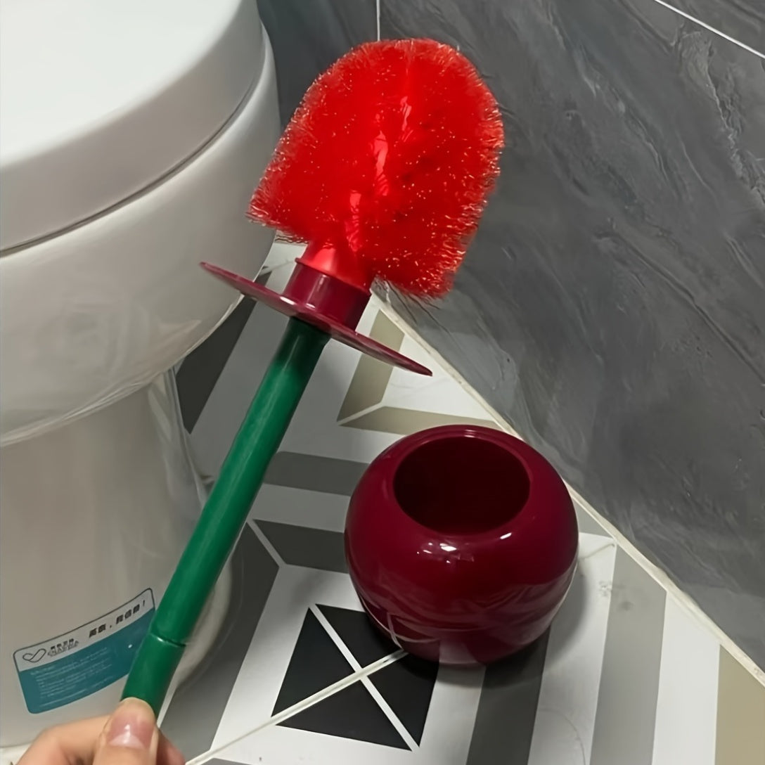 Novelty Cherry-Shaped Toilet Brush
