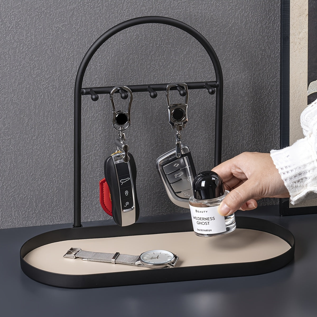 Modern Metal Key Holder & Organizer