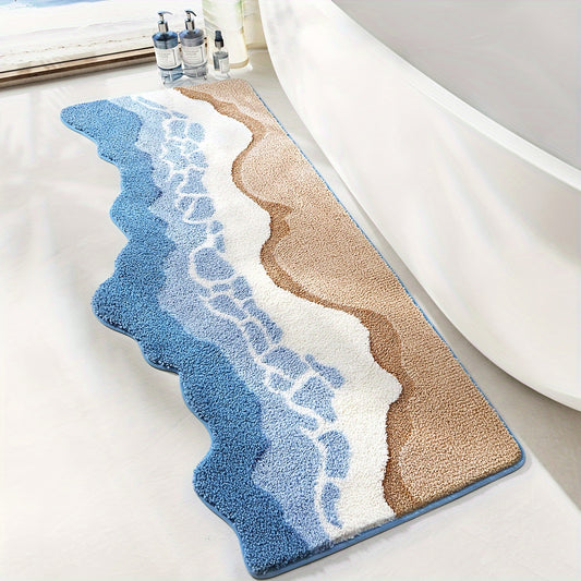 Beach Wave Design Mat
