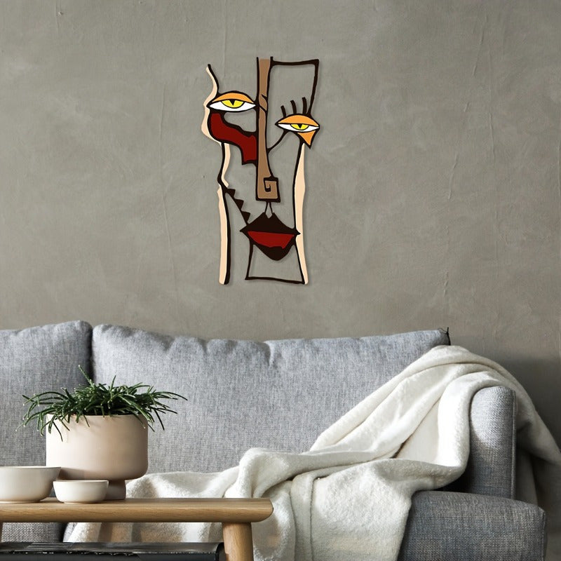 Abstract Picasso Style Wall Sculpture