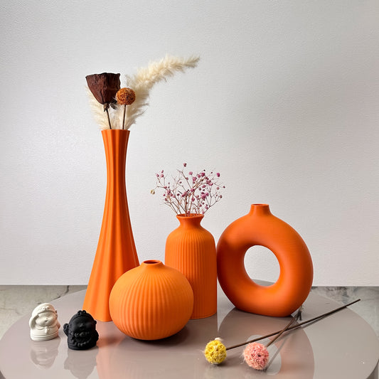 Modern Boho Style Vase Set