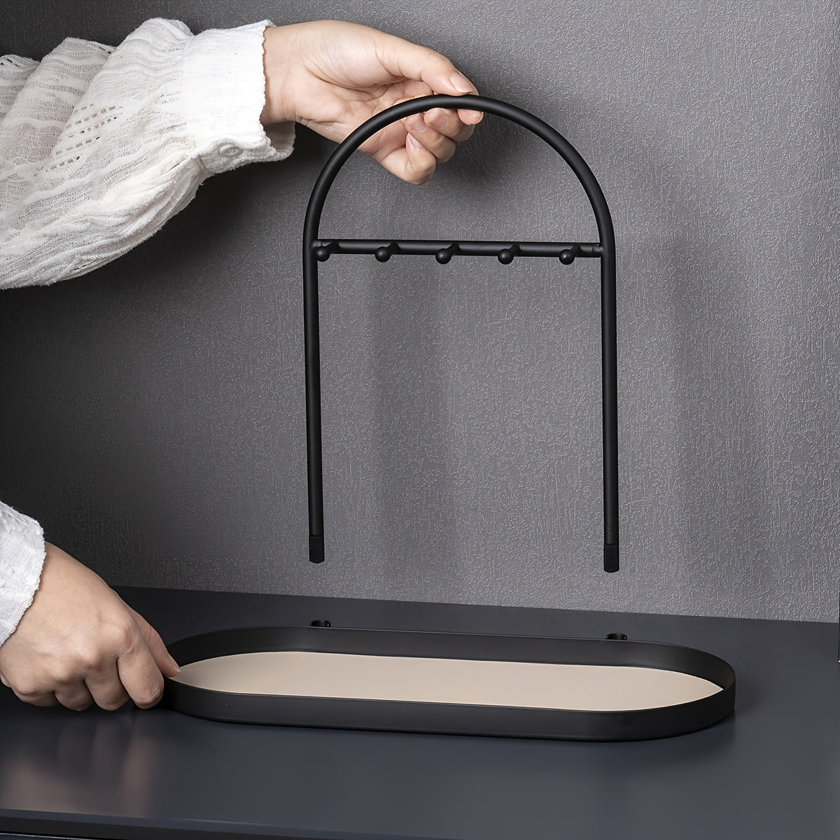 Modern Metal Key Holder & Organizer