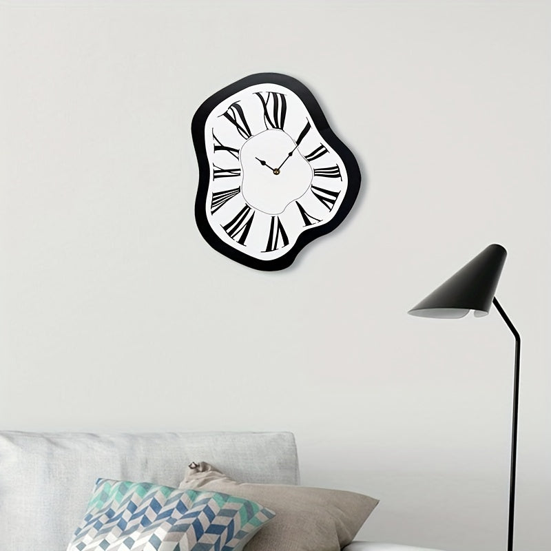 Melting Roman Numerals Wall Clock