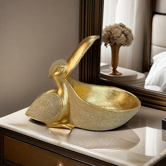 Art Decor Resin Pelican Sculpture