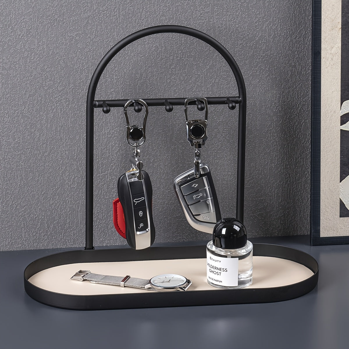 Modern Metal Key Holder & Organizer