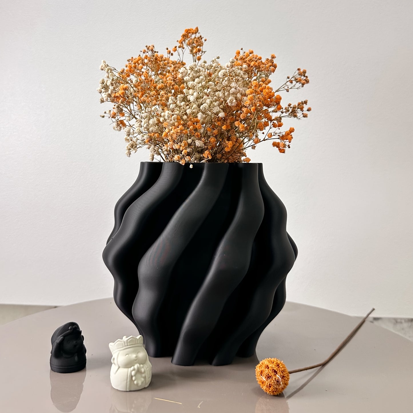 Boho Chic Hydrangea Art Vase