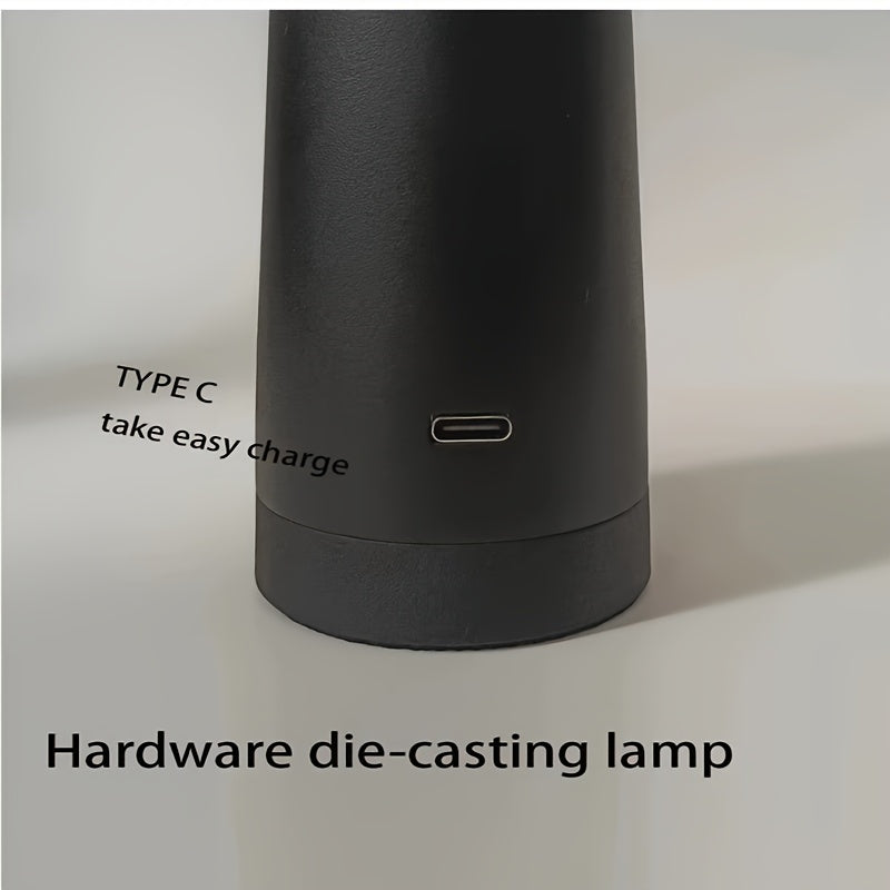 Sleek Cone Modern Touch-Controlled Table Lamp