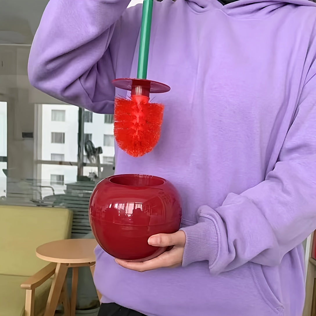 Novelty Cherry-Shaped Toilet Brush