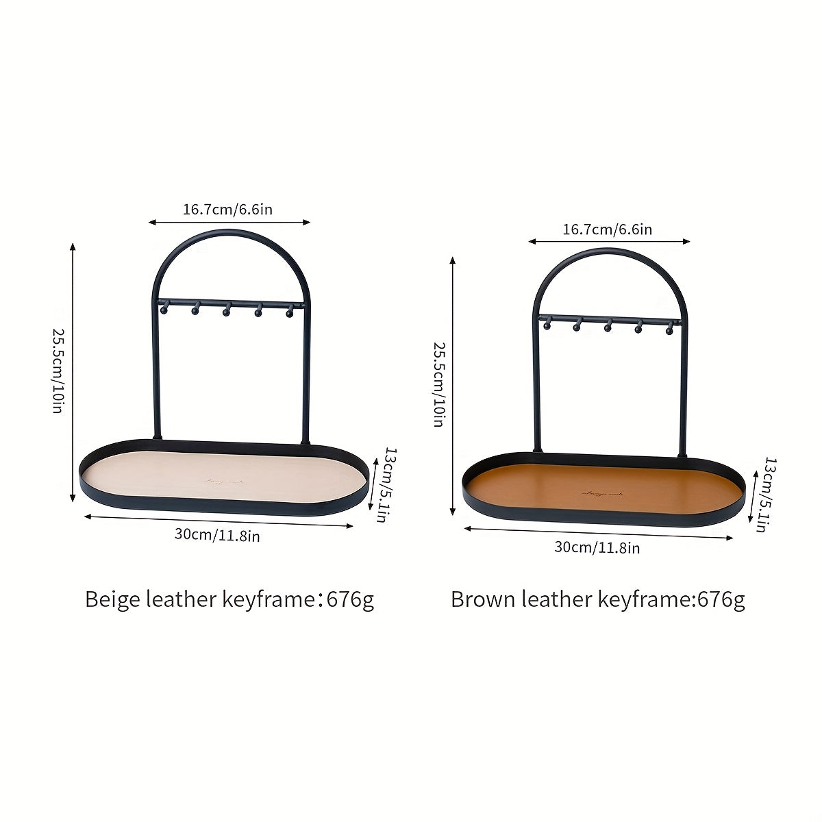 Modern Metal Key Holder & Organizer