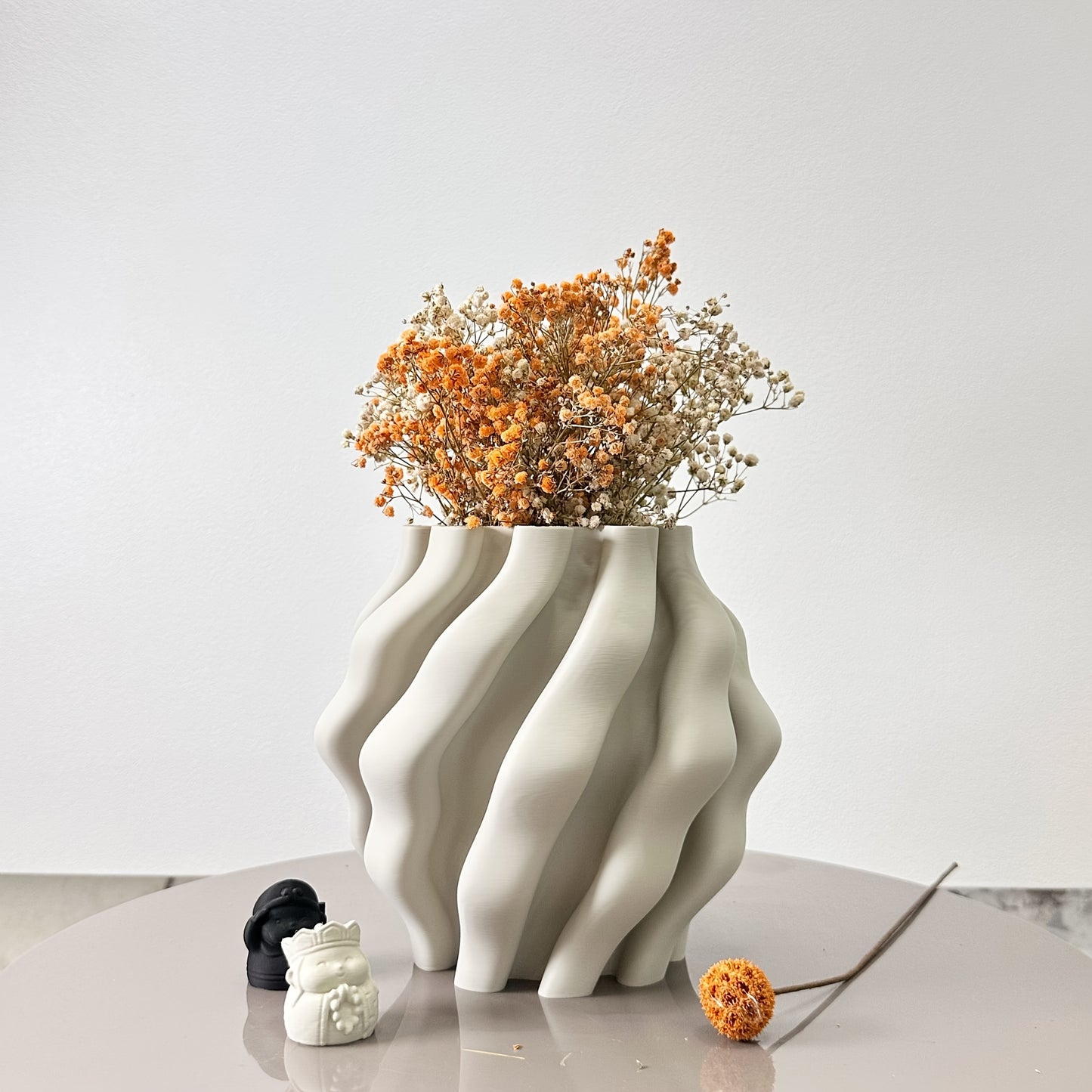 Boho Chic Hydrangea Art Vase