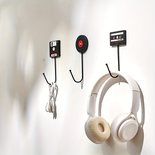 Modern Vinyl Wall Hook Set