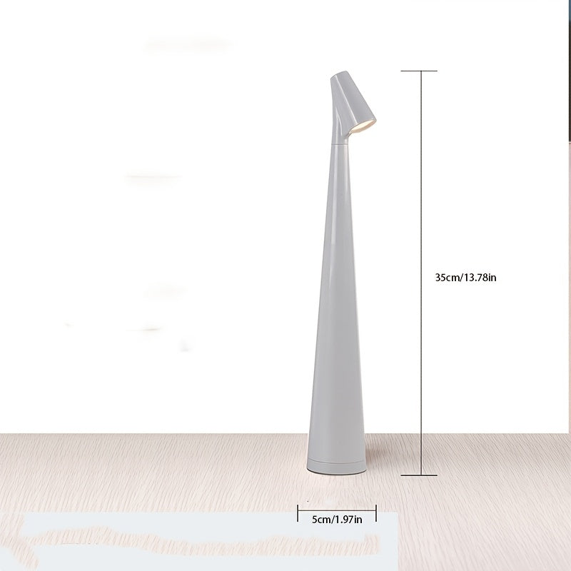 Sleek Cone Modern Touch-Controlled Table Lamp