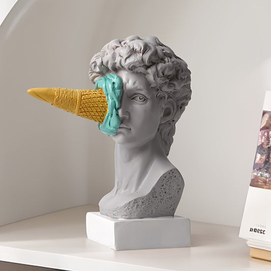 Abstract David Ice Cream Sculpture