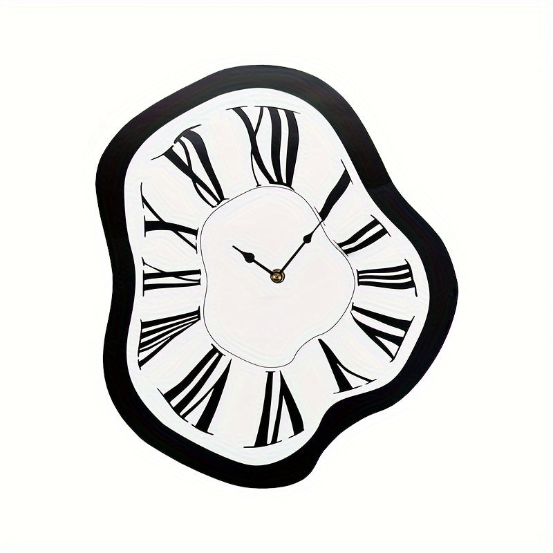 Melting Roman Numerals Wall Clock