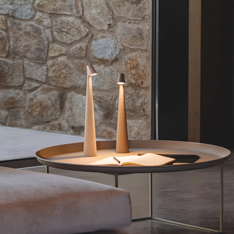 Sleek Cone Modern Touch-Controlled Table Lamp