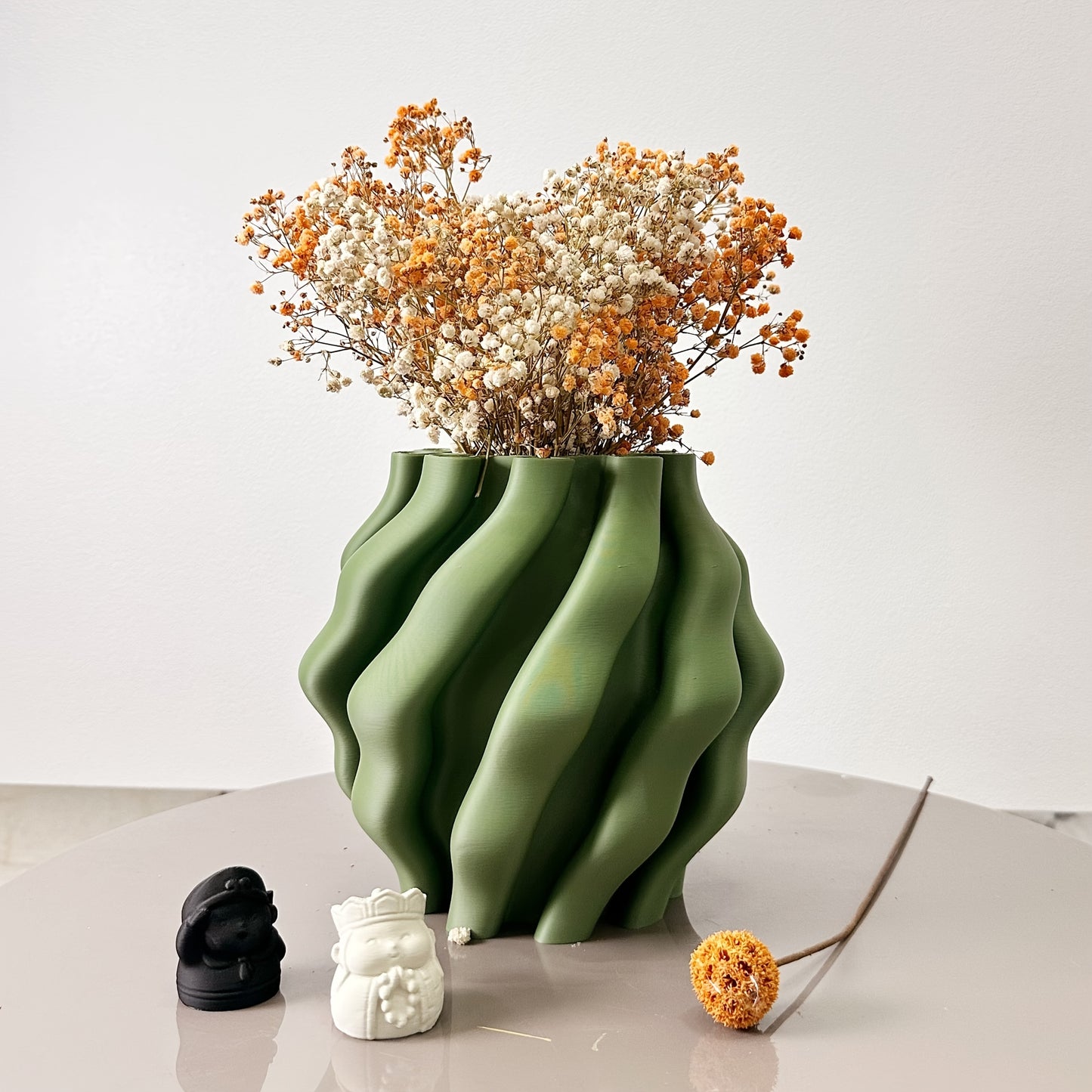 Boho Chic Hydrangea Art Vase