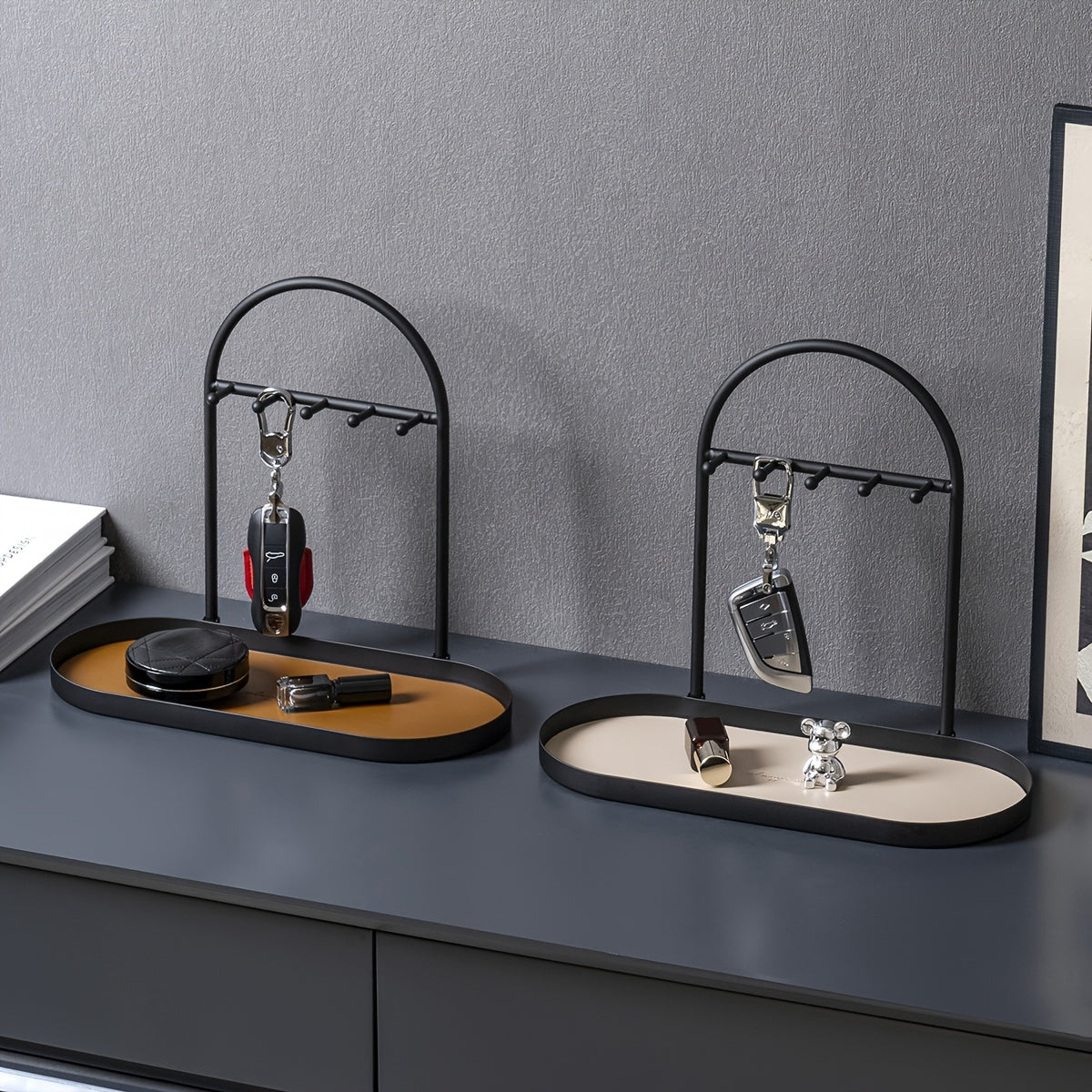 Modern Metal Key Holder & Organizer